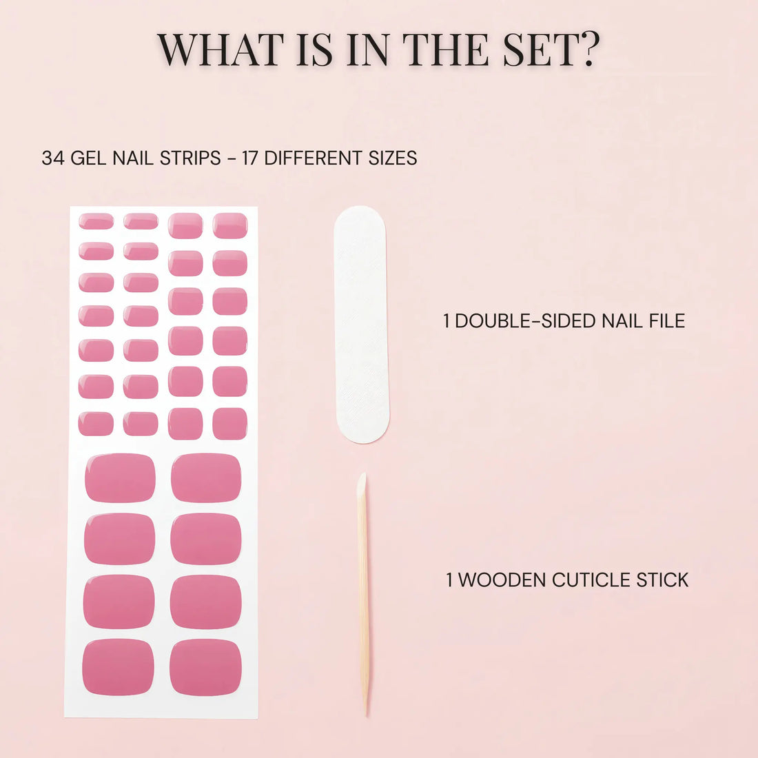 UV-free gel pedicure strips Gleamr